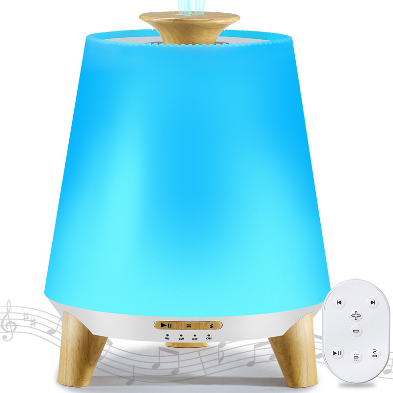 300ml Smart Bluetooth Speaker Diffusores para Óleos Essenciais Humidificador de Neblina Frio Aroma Diffusor de Óleos Essenciais