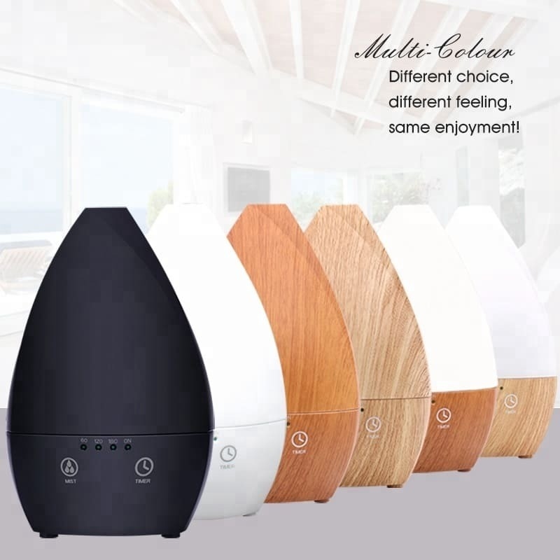 Home Humidificador de Ar Portátil Ultrassônico Diffusor de Óleo Essencial Com Luz Noturna Para Quarto de Quarto