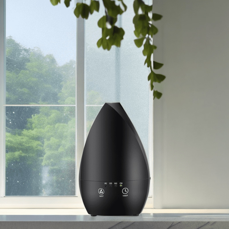 Home Humidificador de Ar Portátil Ultrassônico Diffusor de Óleo Essencial Com Luz Noturna Para Quarto de Quarto