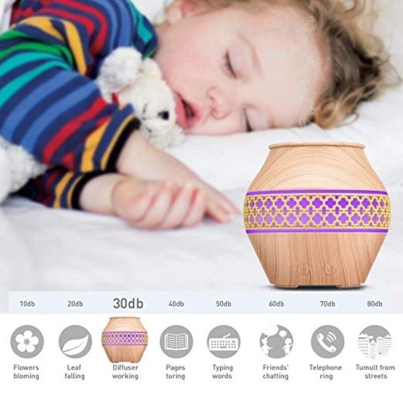 Home Humidificador de ar portátil de névoa fria com luz noturna Aromaterapia óleo essencial Deuser aroma difusor