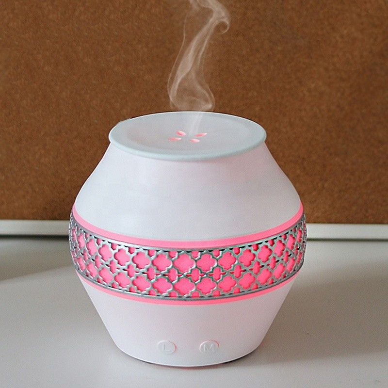 Home Humidificador de ar portátil de névoa fria com luz noturna Aromaterapia óleo essencial Deuser aroma difusor