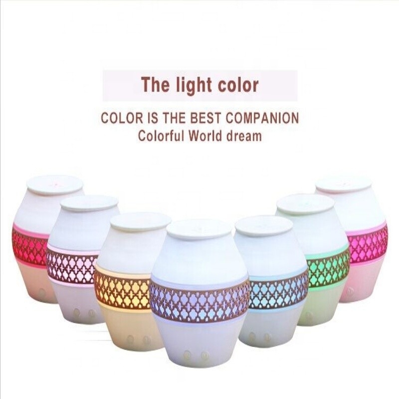 Home Humidificador de ar portátil de névoa fria com luz noturna Aromaterapia óleo essencial Deuser aroma difusor