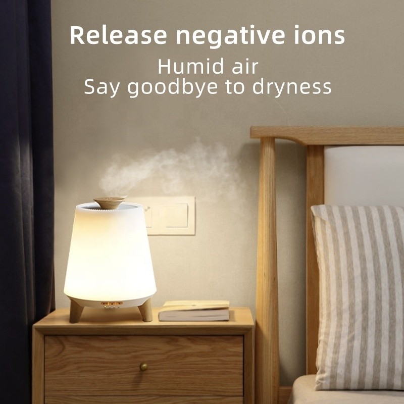 300ml Smart Bluetooth Speaker Diffusores para Óleos Essenciais Humidificador de Neblina Frio Aroma Diffusor de Óleos Essenciais