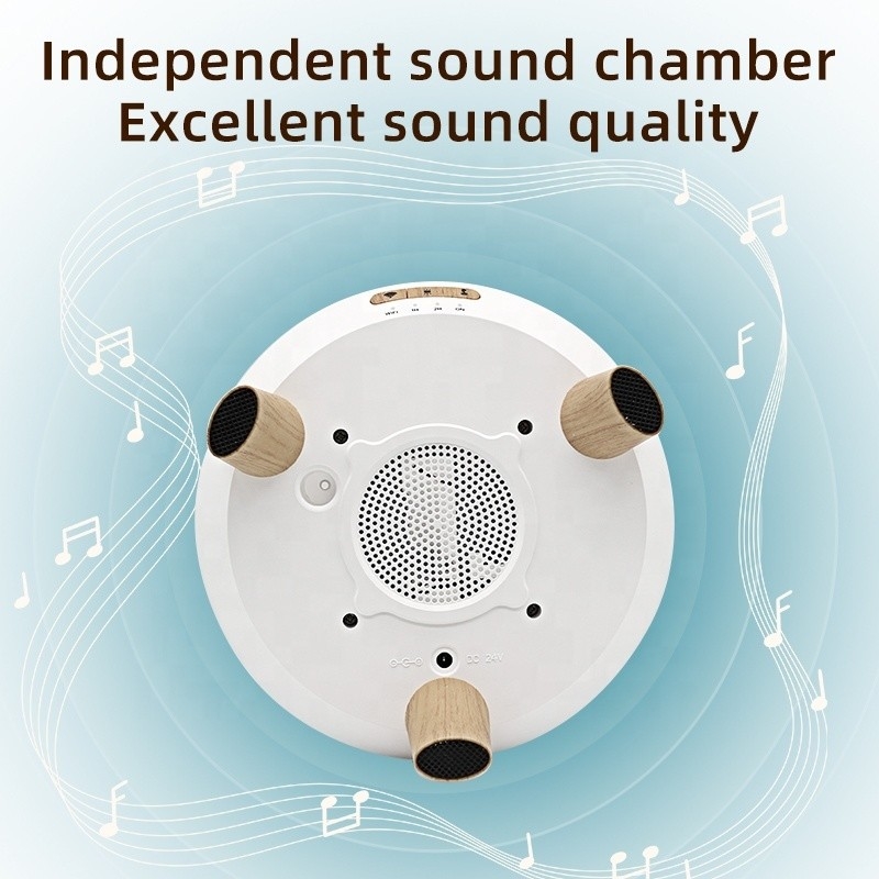 300ml Smart Bluetooth Speaker Diffusores para Óleos Essenciais Humidificador de Neblina Frio Aroma Diffusor de Óleos Essenciais