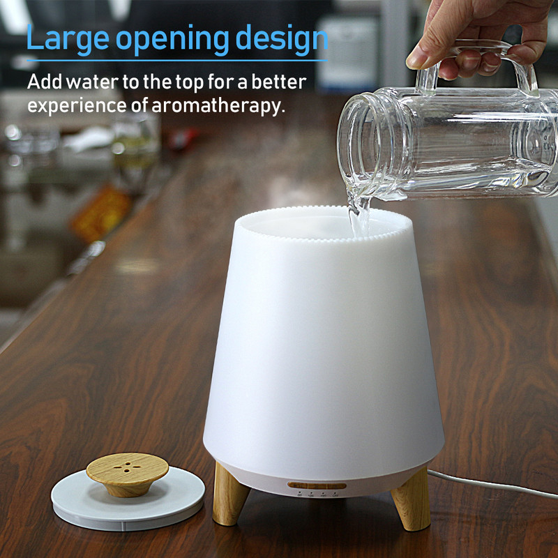 300ml Smart Bluetooth Speaker Diffusores para Óleos Essenciais Humidificador de Neblina Frio Aroma Diffusor de Óleos Essenciais